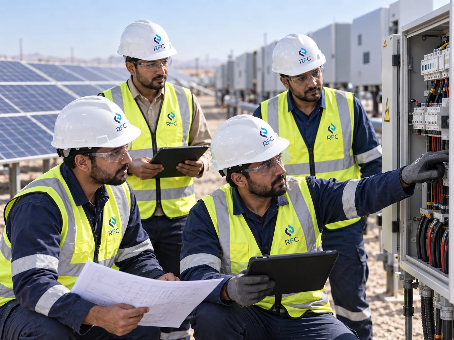 RFC electrical and solar engineering team