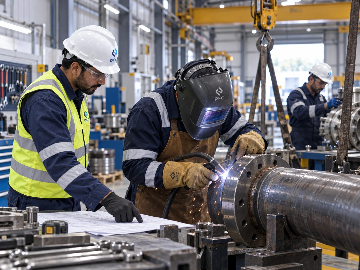 RFC workshop fabrication and welding team
